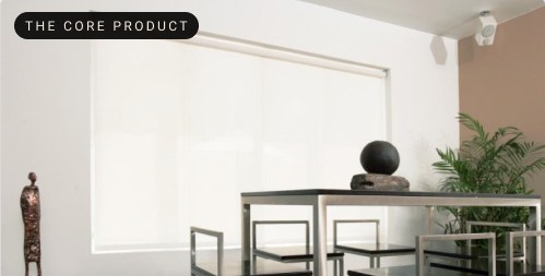 Indoor motorized roller shades