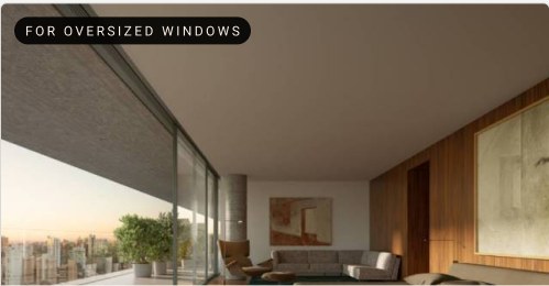 Extra wide smart shades