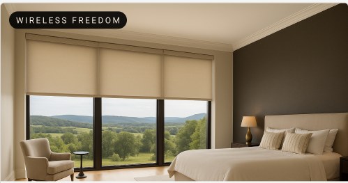 Extra wide smart shades